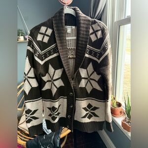 F21 Fair Isle cardigan